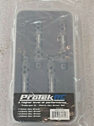 Protek Rc Trutorque Sl Metric Hex Driver Set Mm Mm Mm