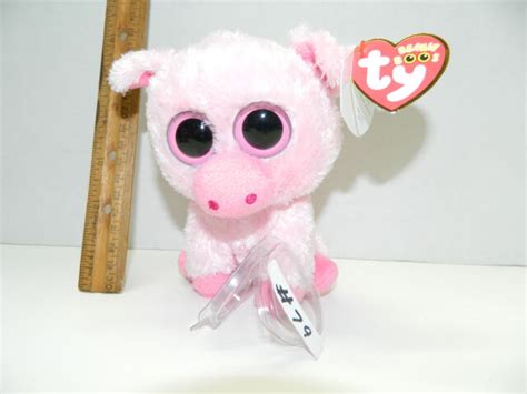 Ty Beanie Boo 6” Corky The Pig Birthday April 21 Mwmt Retired Style