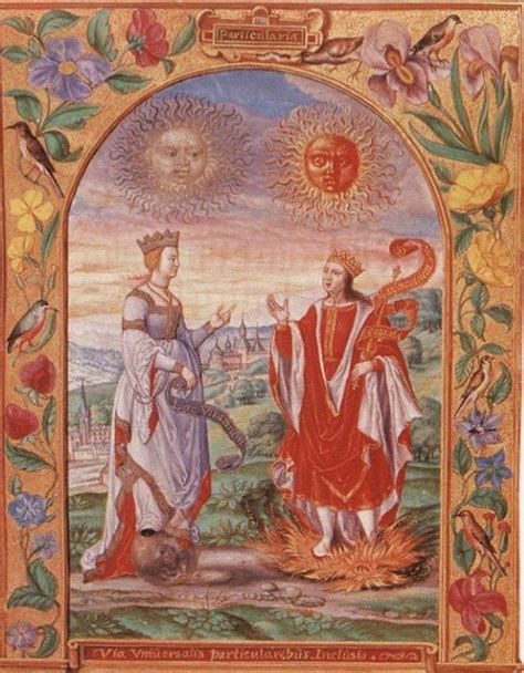 A Page From SPLENDOR SOLIS An Alchemical Manuscript At The British