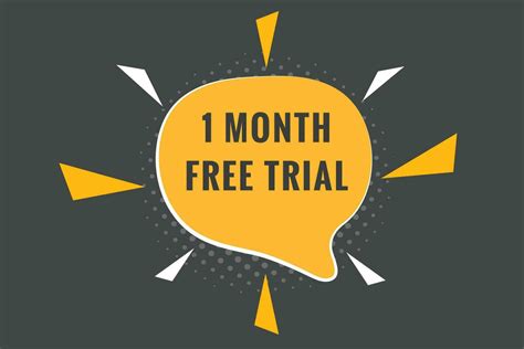 1 Month Free Trial Banner Design 1 Month Free Banner Background