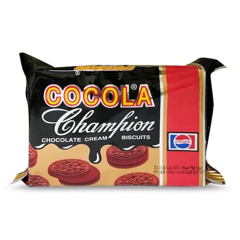 Cocola Champion Chocolate Cream Biscuit 80g – Go Fresh