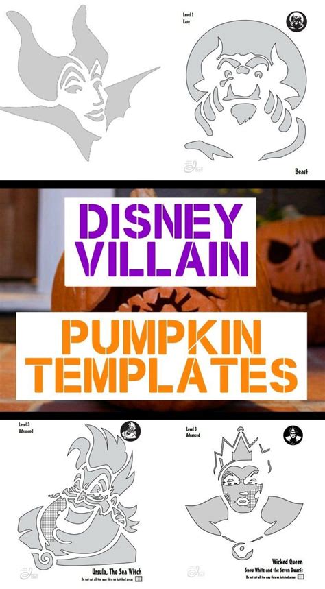 Disney Pumpkin Carving Templates Free Printable