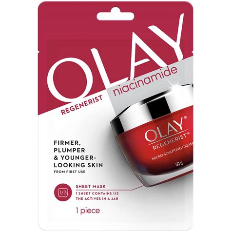 Olay Regenerist Niacinamide Face Sheet Mask Each Woolworths