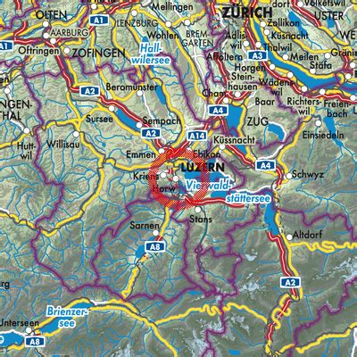 Horw - Stadtpläne und Landkarten