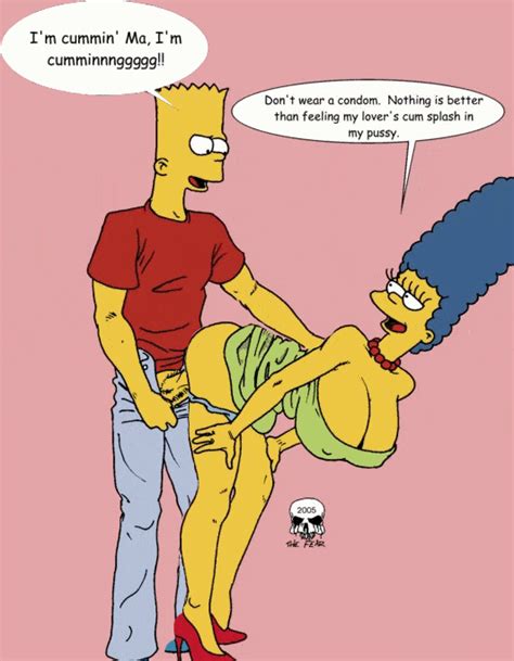 Bart Simpson And Marge Simpson Big Breast Tits Animated