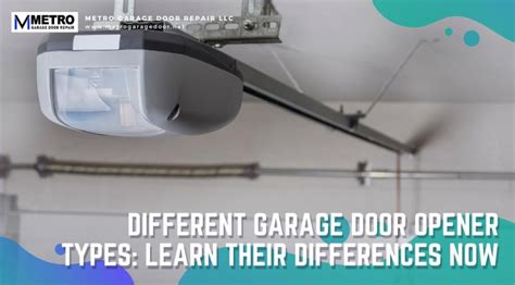 different garage door opener types - Metro Garage Door Repair Dallas TX