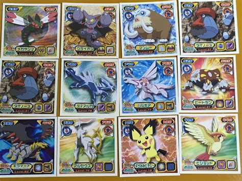 Tcg26 Y4 ポケットモンスター ポケモン最強シール烈伝 12枚セット No877~889 マンムー ディアルガ パルキア ギラティナ