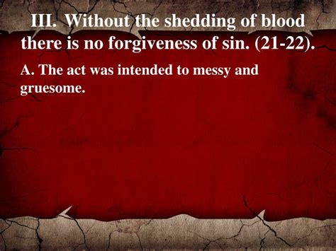 PPT The Cost Of Forgiveness Hebrews 9 16 22 PowerPoint Presentation