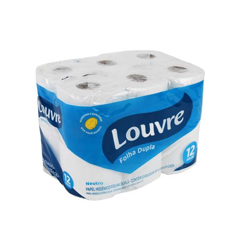 Papel Higienico Louvre Doble Hoja 20 Mt 12 Rollos — El Clon