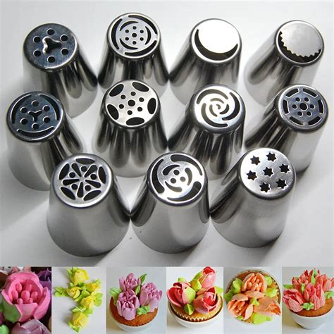 Aliexpress Buy 11PCS Stainless Steel Russian Tulip Icing Piping