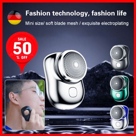 Waterproof portable mini electric shaver beard razor easy to carry Portable Mini Waterproof ...