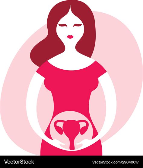 Female fertility health concept Royalty Free Vector Image