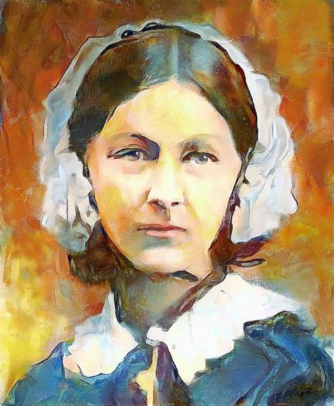 Florence Nightingale In Color Painting By Wayne Pascall Fine Art America