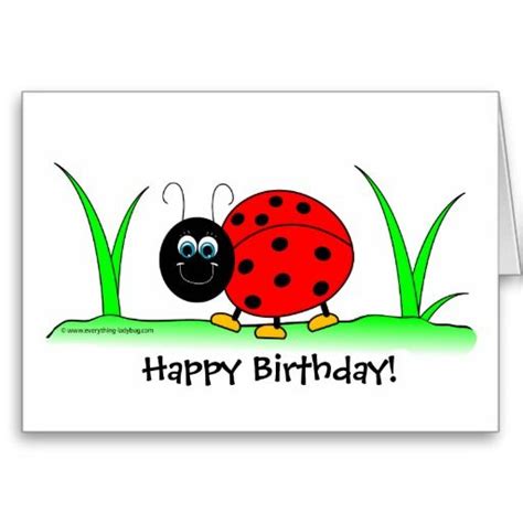 Ladybug Birthday Card Ladybug Birthday, Ladybug Party, Birthday Cards ...