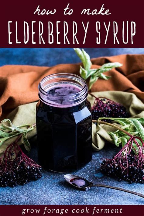 How To Make Elderberry Syrup Simple Recipe With Fresh Or Dried Berries