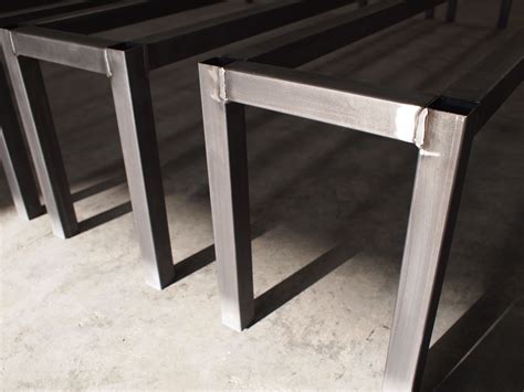 Welded Steel Bench Frames Phweld Steel Bench Metal Working