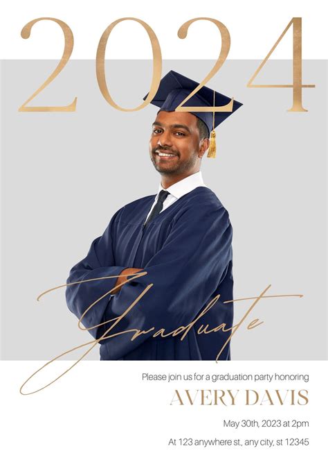 Professional College Graduation Invitations