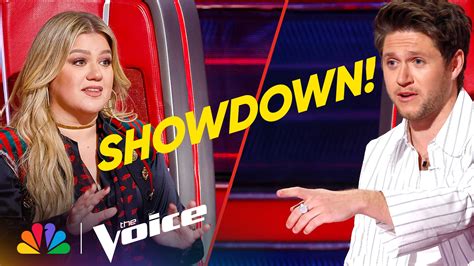 Watch The Voice Web Exclusive Kelly Clarkson And Niall Horan Heat Up