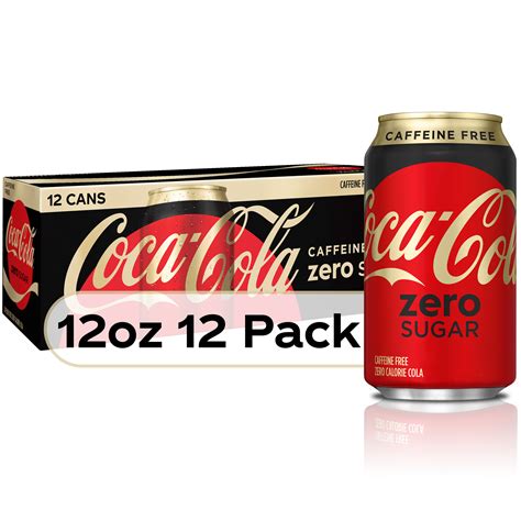 12 Pk Caffeine Free Coke Coca-Cola Zero - Soda Emporium