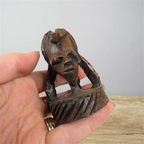 African Wooden Masai Masaai STATUE From Kenya Handcarved Etsy UK