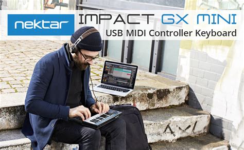 Nektar Impact Gx Mini Usb Midi Controller Keyboard With Nektar Daw