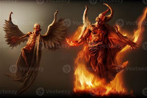 Illustration Of Demons In The Hell 22030053 Stock Photo At Vecteezy