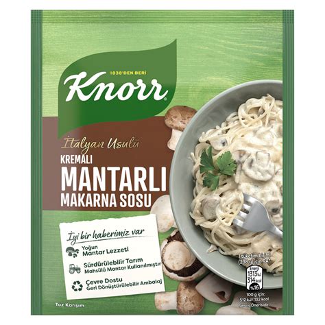 Knorr Makarna Sosu İtalyan Usulü Kremalı Mantarlı 52 G Macroonline