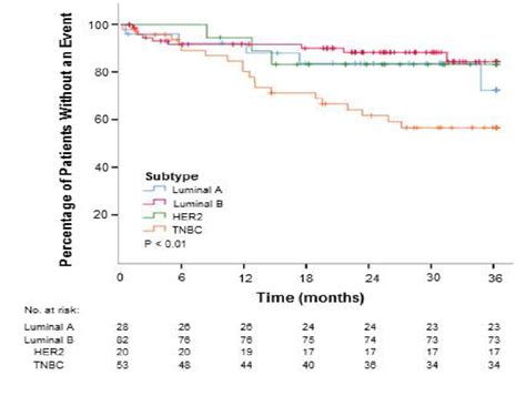 Kaplan Meier Curve For Overall Survival By Subtype Download Scientific Diagram