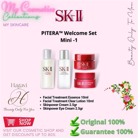 Jual Skii Sk Ii Sk Sk Ii Pitera Welcome Set Mini Ori