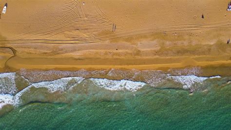 aerial sea and beach 17277481 Stock Video at Vecteezy