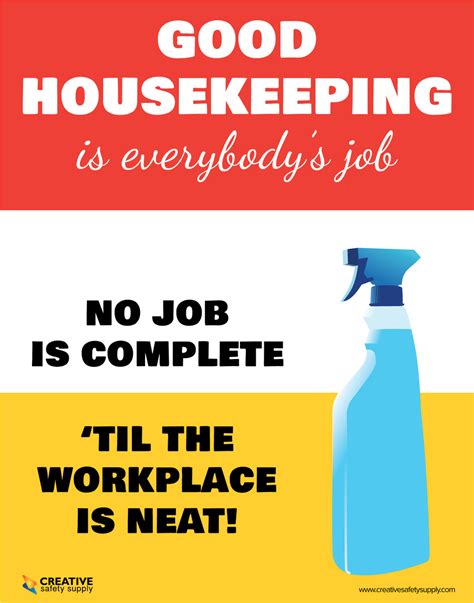 Good Housekeeping Safety Posters