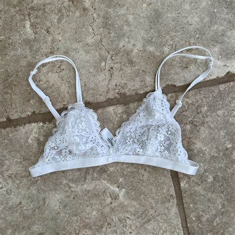 Secret Possessions White Lace Bra 🤍 Size M Good Depop