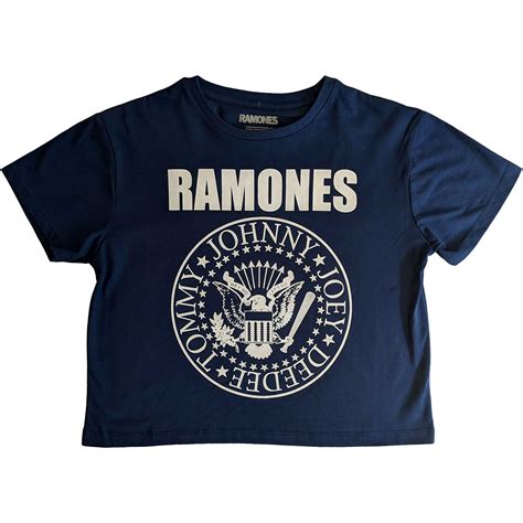 Ramones Crop Top Premium Cotton Backstage Originals