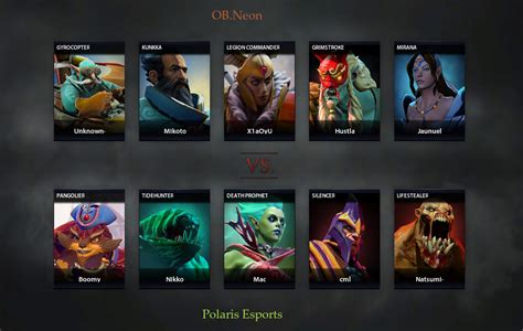 Neon Vs Polaris Match On Bts Pro Series S Dota