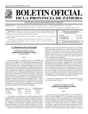 Completable En línea Boletn Oficial de la Provincia de Cceres Boletn N