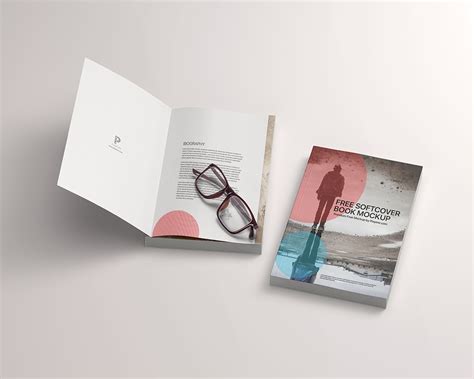 Free Stylish Softcover Book Mockup Psd Psfreebies