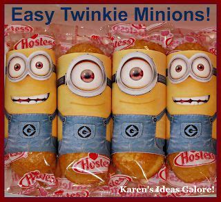 Twinkie Despicable Me Minion How To Minion Twinkies Minions