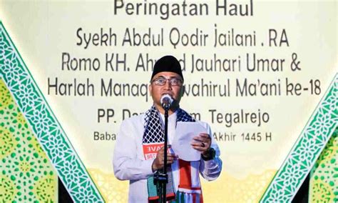 Pj Bupati Apriyadi Sholawatan Bareng Ustadz Dan Kiyai Di Babat Supat