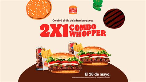 Burger King Celebra El Día De La Hamburguesa Con Una Promo 2x1 En