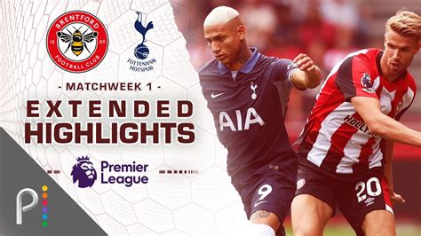 Brentford V Tottenham Hotspur Premier League Highlights