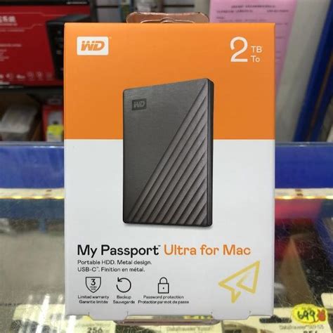 【wd 威騰】my Passport Ultra For Mac 2t 2tb Type C 25吋 行動硬碟 Usb C 外接式硬碟