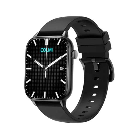 Reloj Smartwatch Colmi C Black Silicone Ryr Computacion