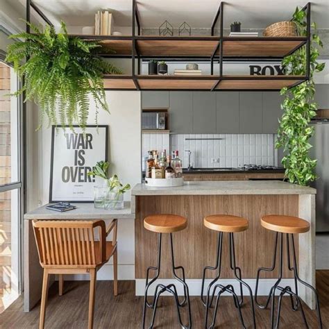 6 Inspirasi Kitchen Set Mini Bar Yang Bikin Dapur Makin Indah 88 Bangunan