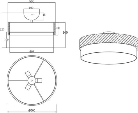 Trio Leuchten LED Plafondlamp Plafondverlichting E14 Fitting 3