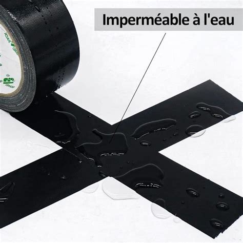 Universal Ruban Adh Sif Toil Noir Heavy Duty Duct Tape Rouleaux