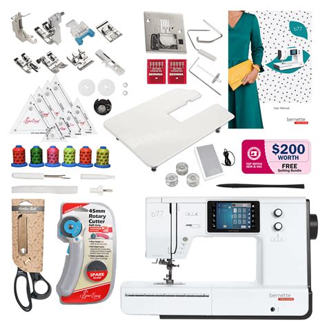 Bernette B77 Computerized Sewing Machine - Beginner & Quilting Friendly ...