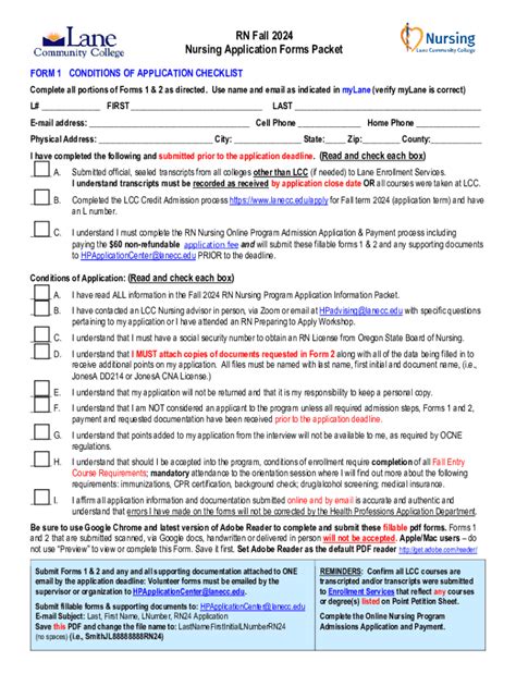 Fillable Online 2024 LCC RN App Form 2 Point Petition Sheet FINAL Draft