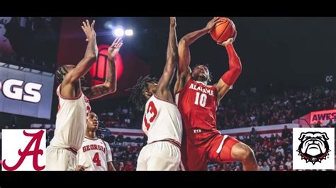 24 Alabama Vs Georgia Basketball Game Highlights 1 31 2024 Youtube