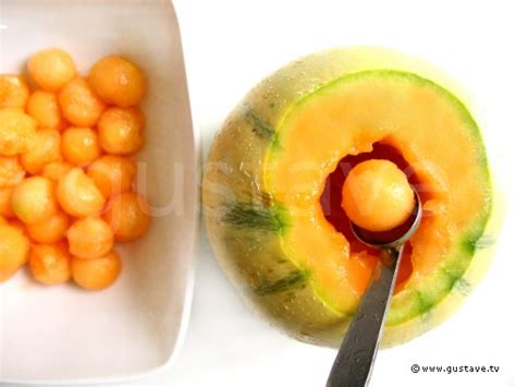 Billes De Melon Au Porto La Recette Gustave