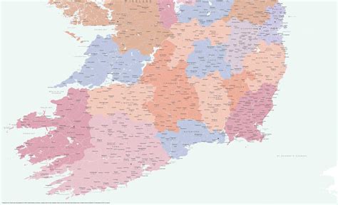 Mappa di Irlanda: mappa offline e mappa dettagliata di Irlanda